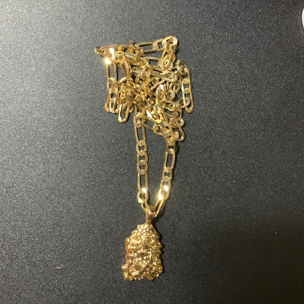 Mens  14 kt gold chain
